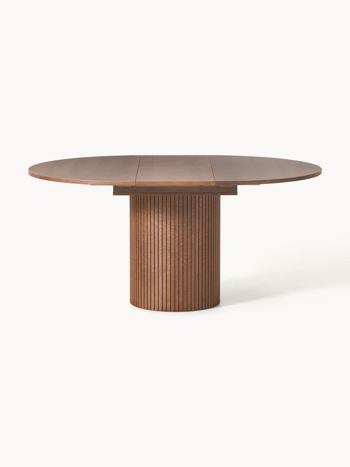 Intragna Extendable Dining Table with Groove Structure, 120 - 160 x 75 cm