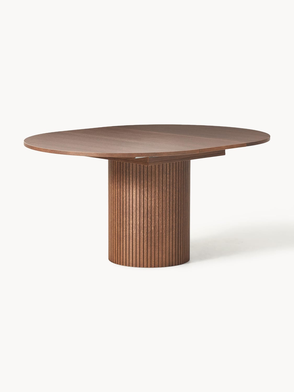 Intragna Extendable Dining Table with Groove Structure, 120 - 160 x 75 cm