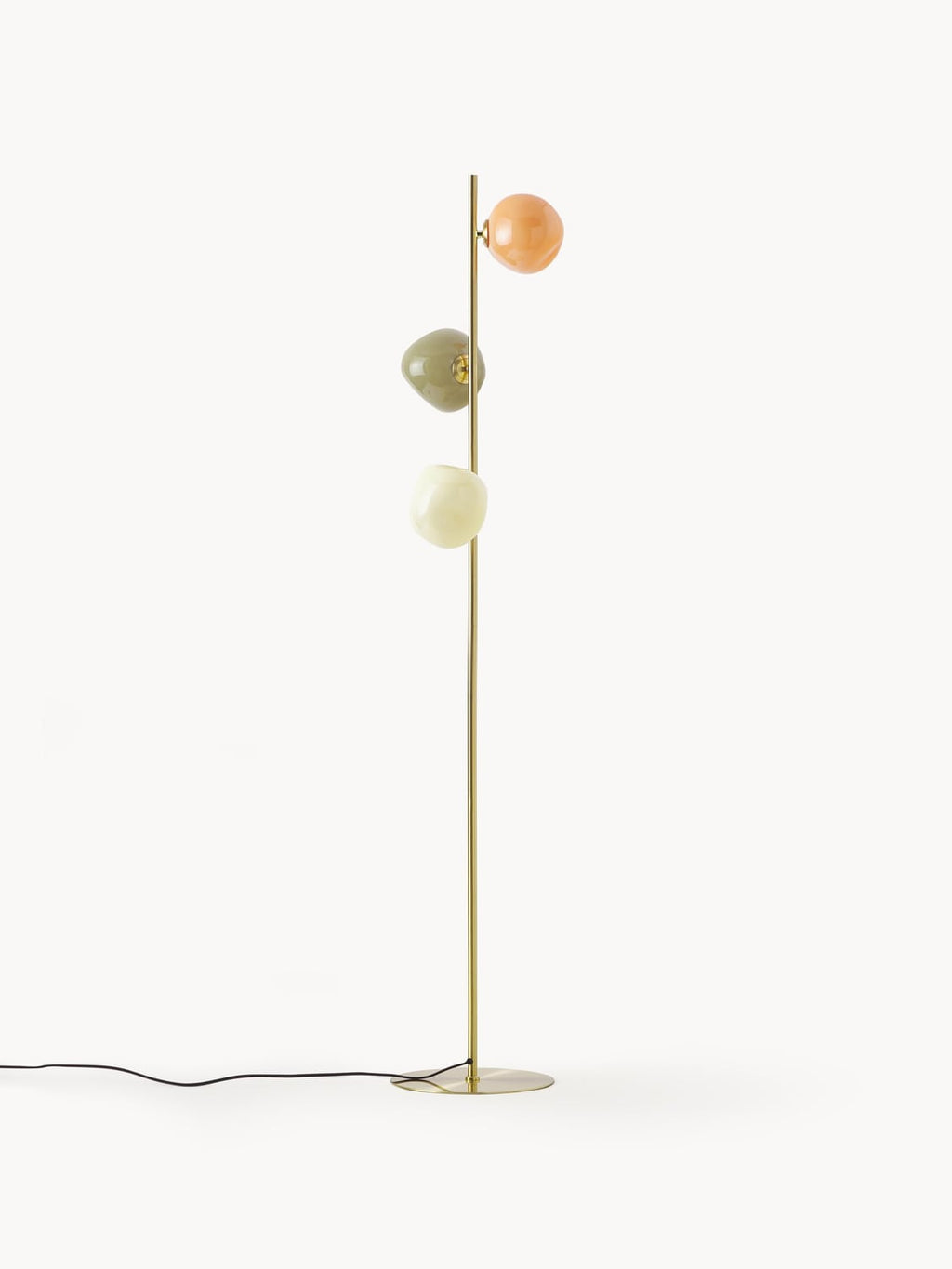Dizzasco Opal Glass Floor Lamp