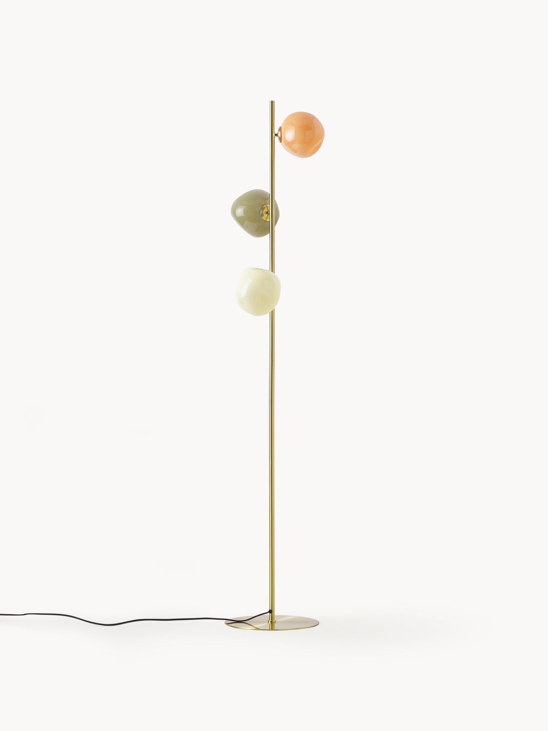 Dizzasco Opal Glass Floor Lamp