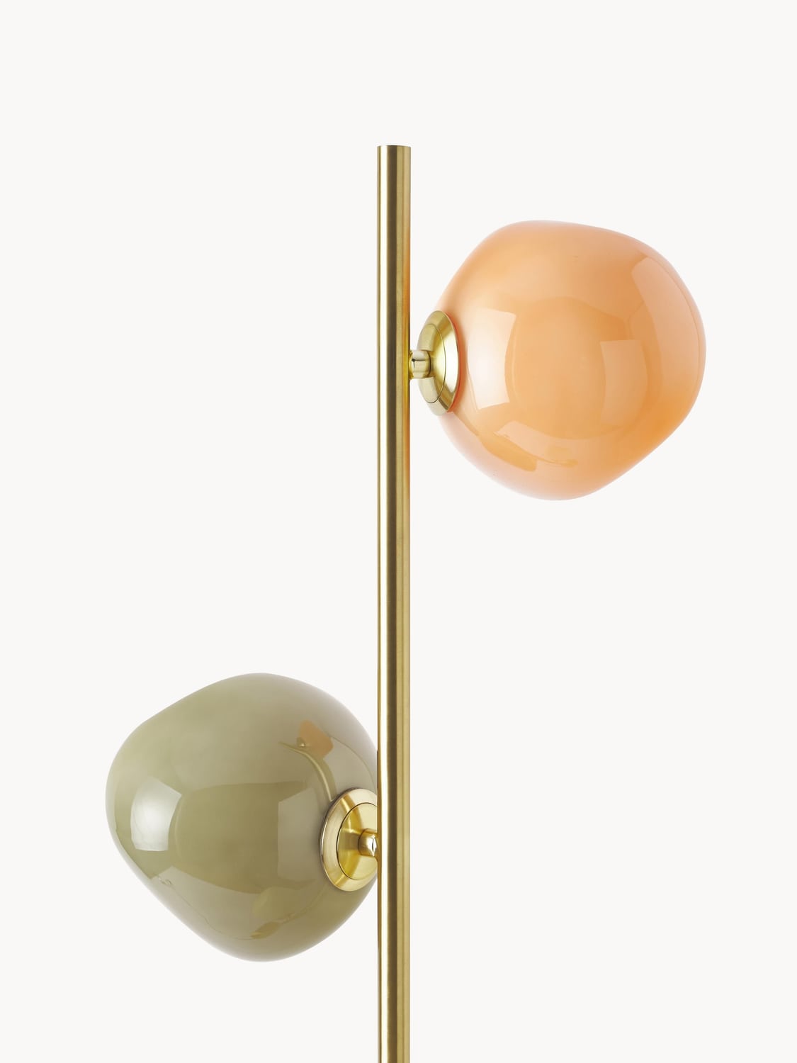 Dizzasco Opal Glass Floor Lamp