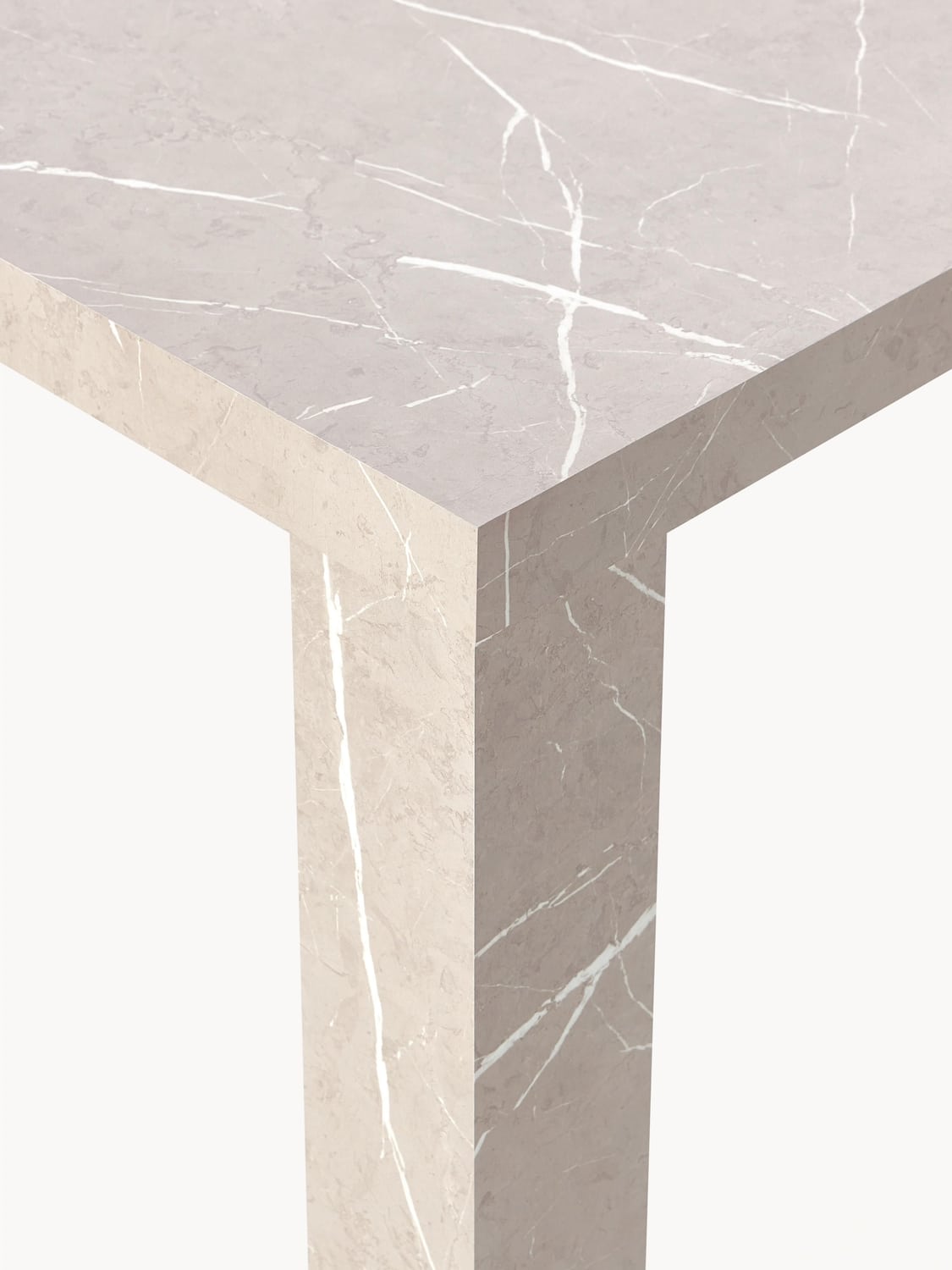 Cagno Marble Effect Dining Table, 180 X 90 cm