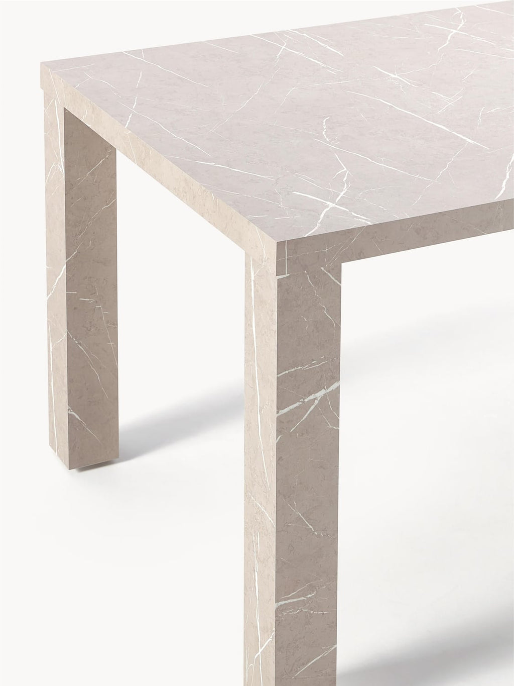 Cagno Marble Effect Dining Table, 180 X 90 cm