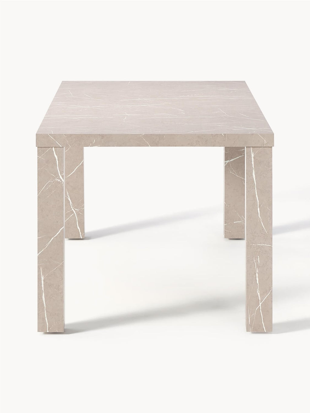 Cagno Marble Effect Dining Table, 180 X 90 cm