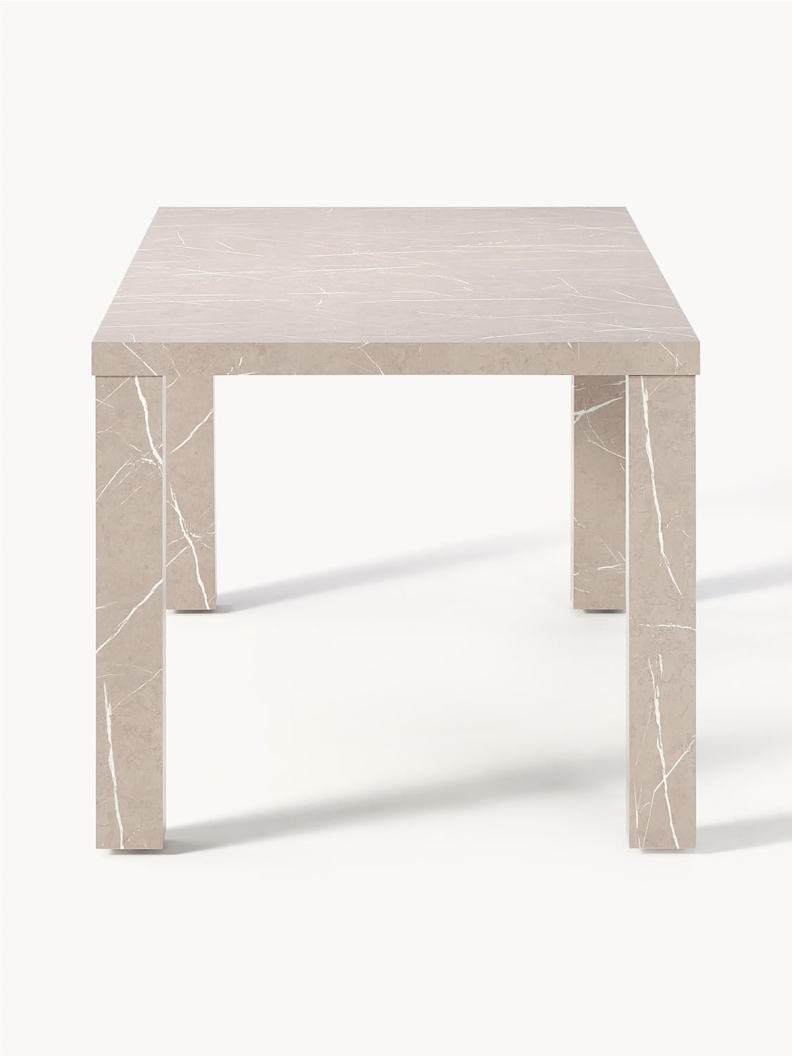 Cagno Marble Effect Dining Table, 180 X 90 cm