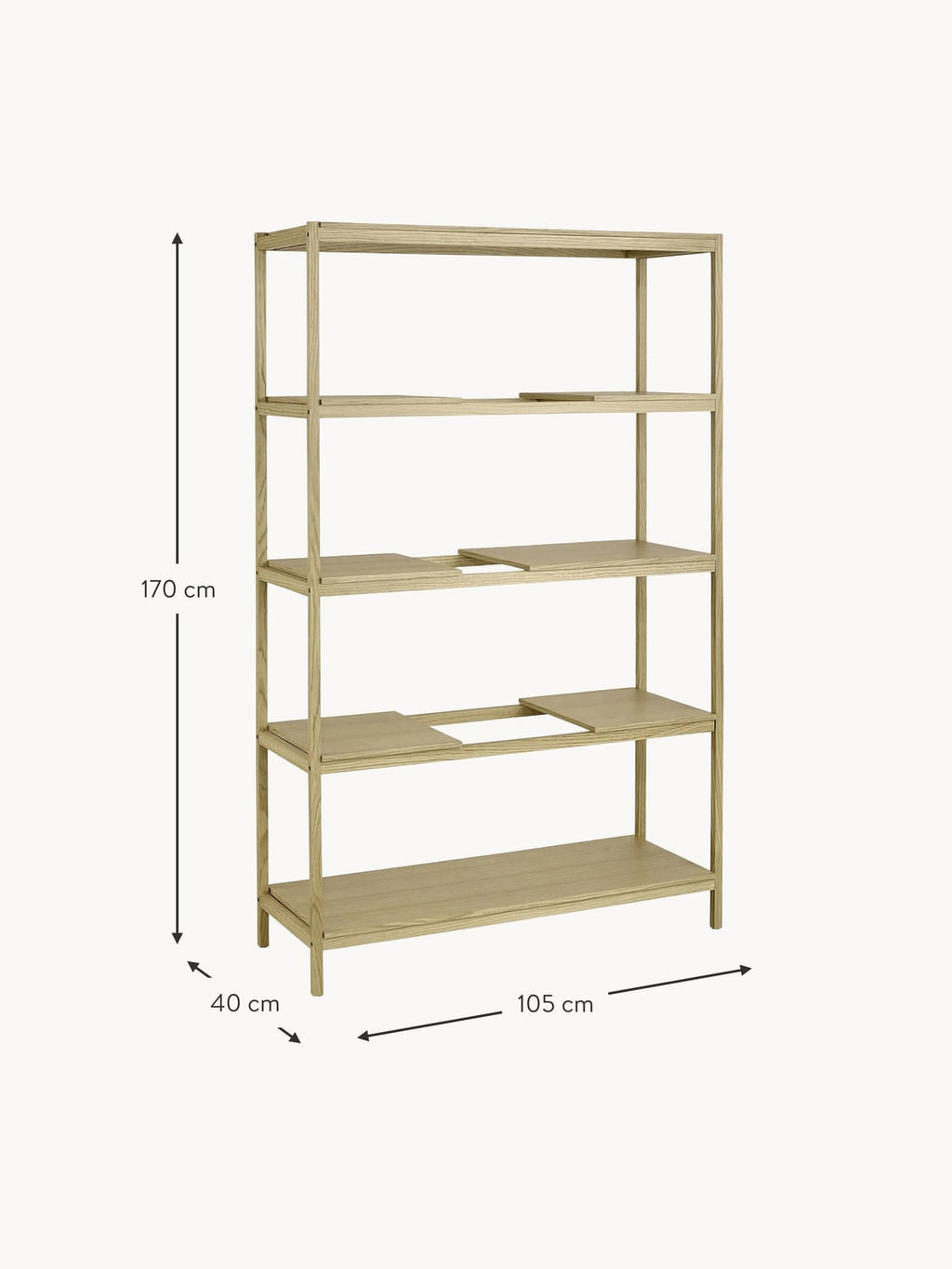 Guanzate Wooden Schelf Unit