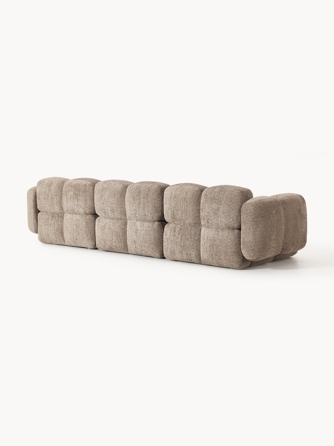 Valbrona Modular Teddy-Bouclé Sofa (4-seater)