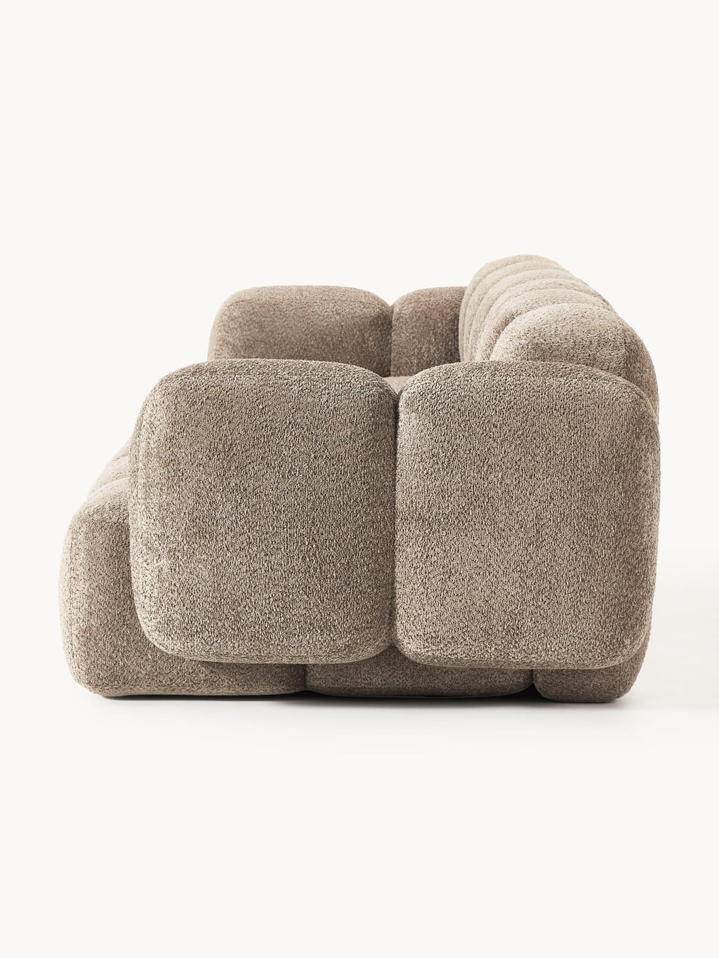 Valbrona Modular Teddy-Bouclé Sofa (4-seater)