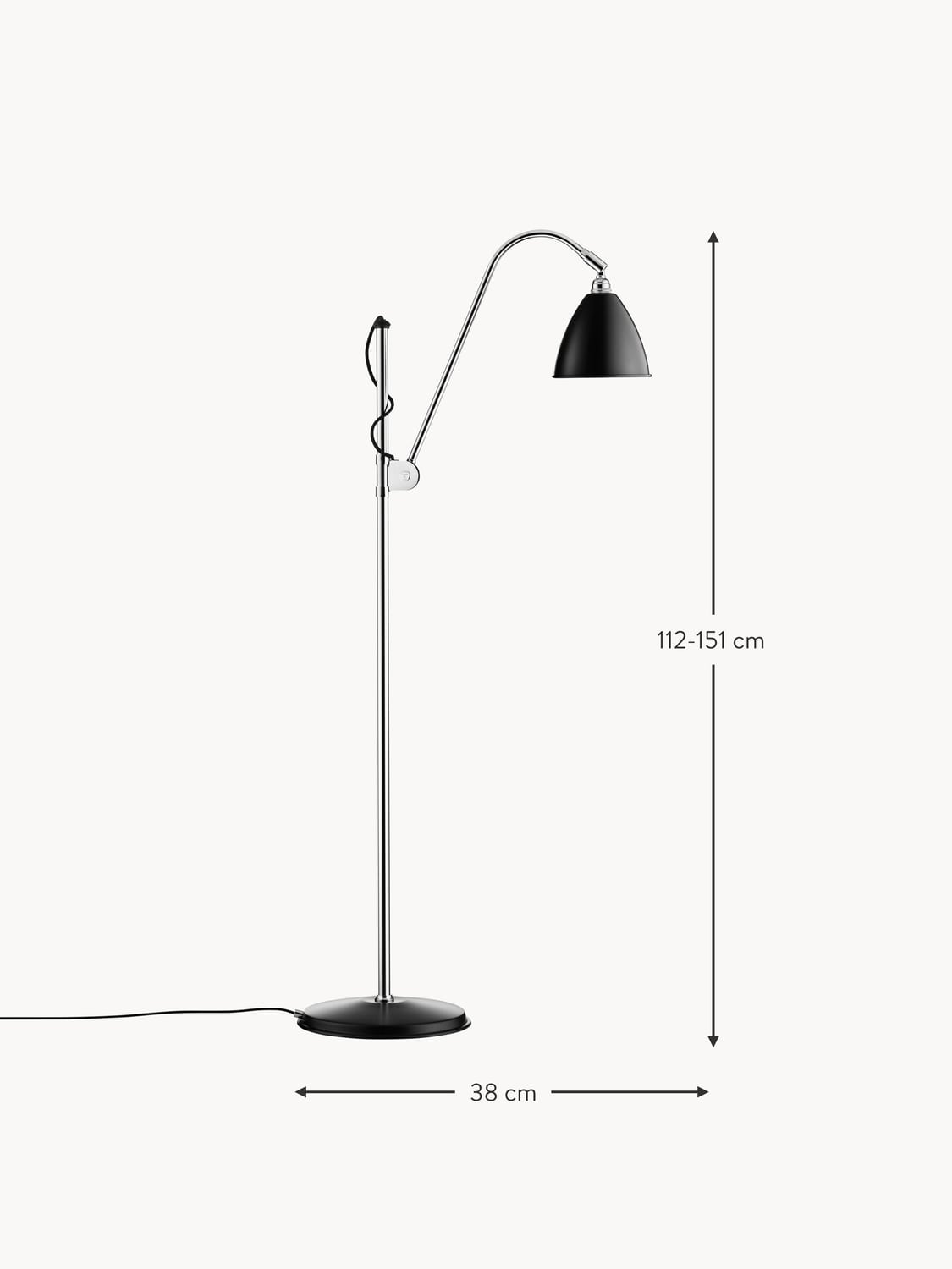 Mozzate BL3 Height-Adjustable Reading Lamp