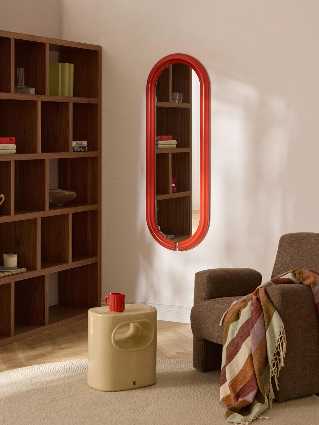 Erbanno Oval Full-Length Wall Mirror