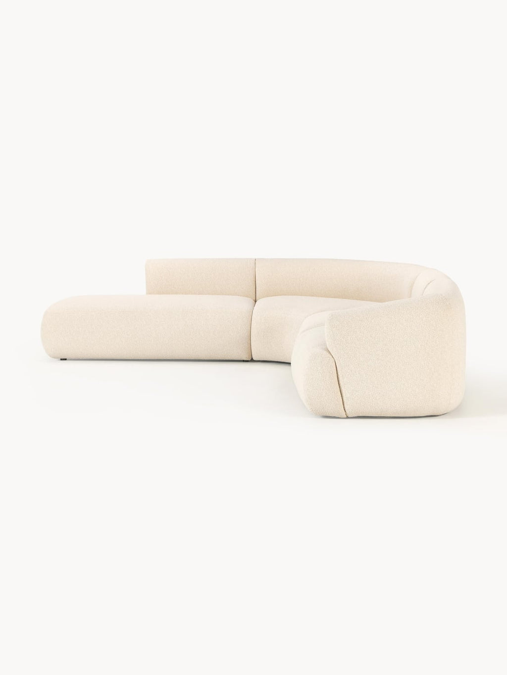 Lavena Modular Bouclé Corner Sofa (4-seater)