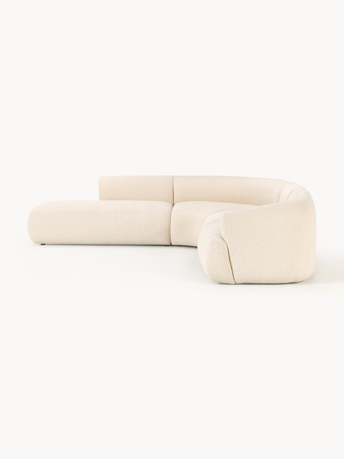 Lavena Modular Bouclé Corner Sofa (4-seater)