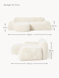 Bellara Modular Teddy Corner Sofa (3-seater)