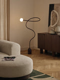 Bregano Floor Lamp with Marble Base