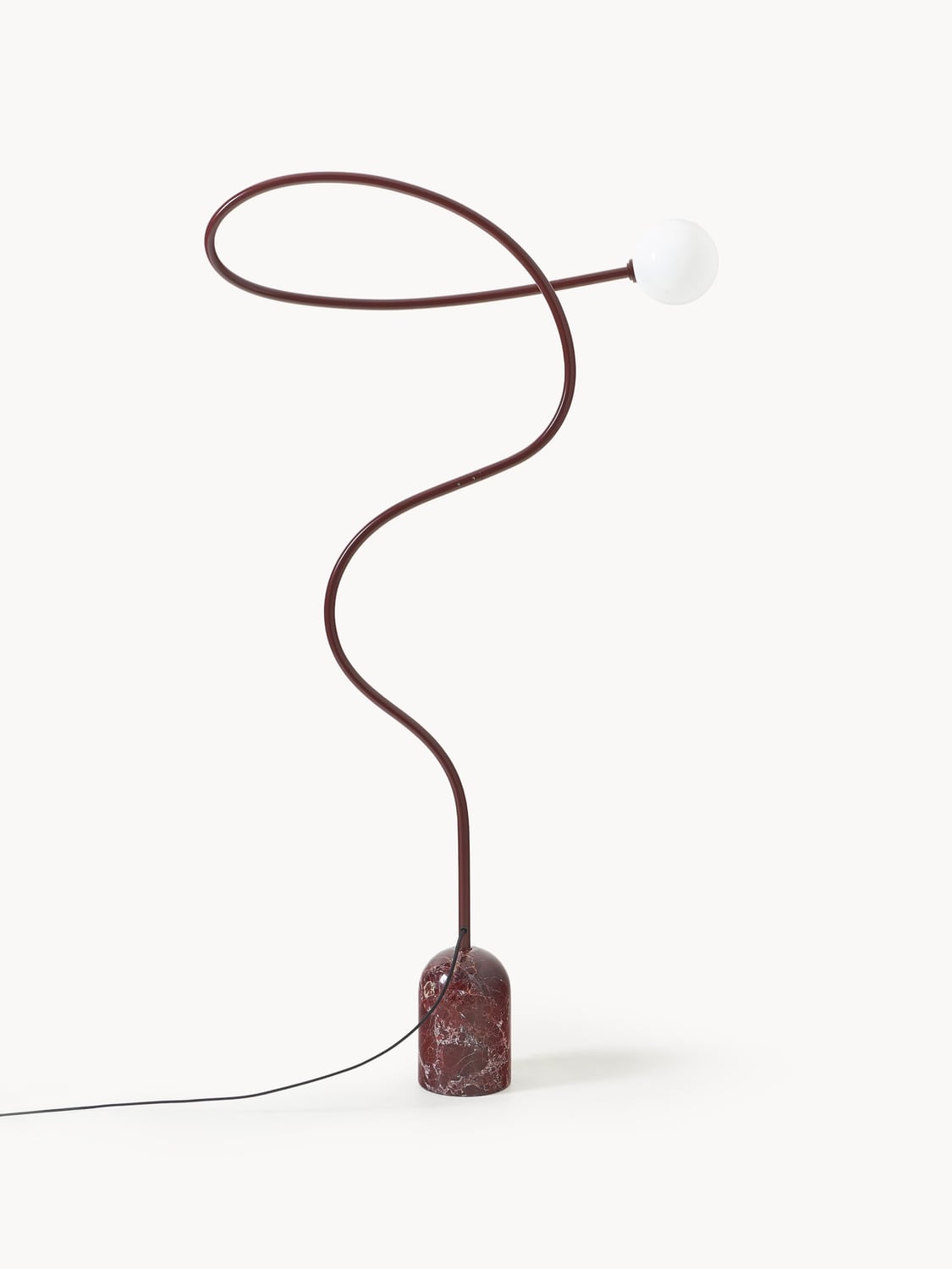 Bregano Floor Lamp with Marble Base