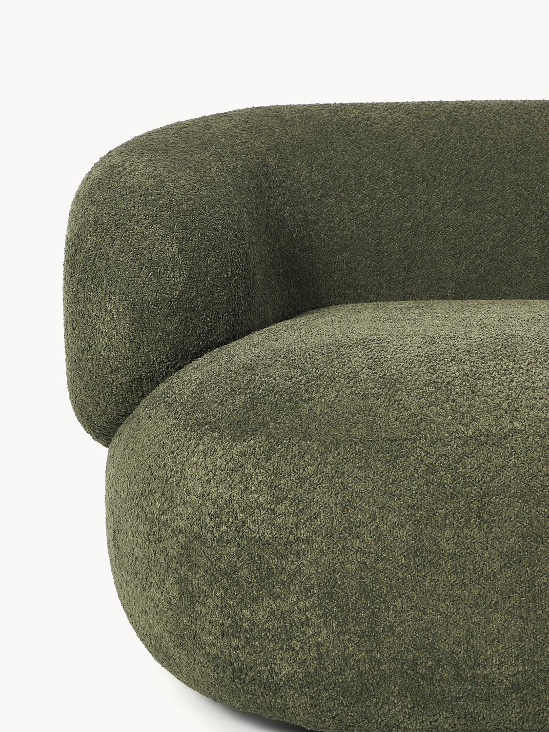 Corvara Teddy Bouclé Sofa (4-seater)