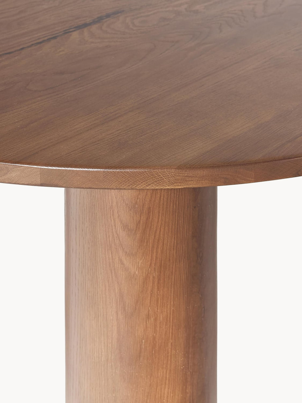 Sorico Round Oak Wood Dining Table, Ø 120 cm