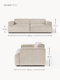 Gravedona Corduroy Sofa (3-seater)