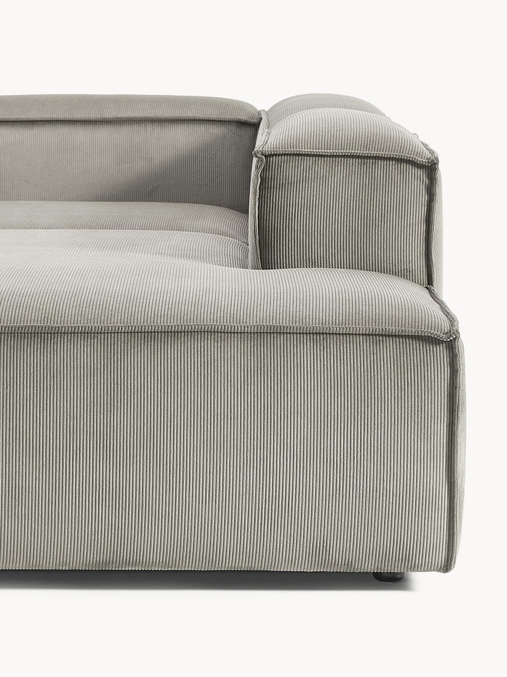 Tavordo Corduroy Modular Corner Sofa (4-seater)