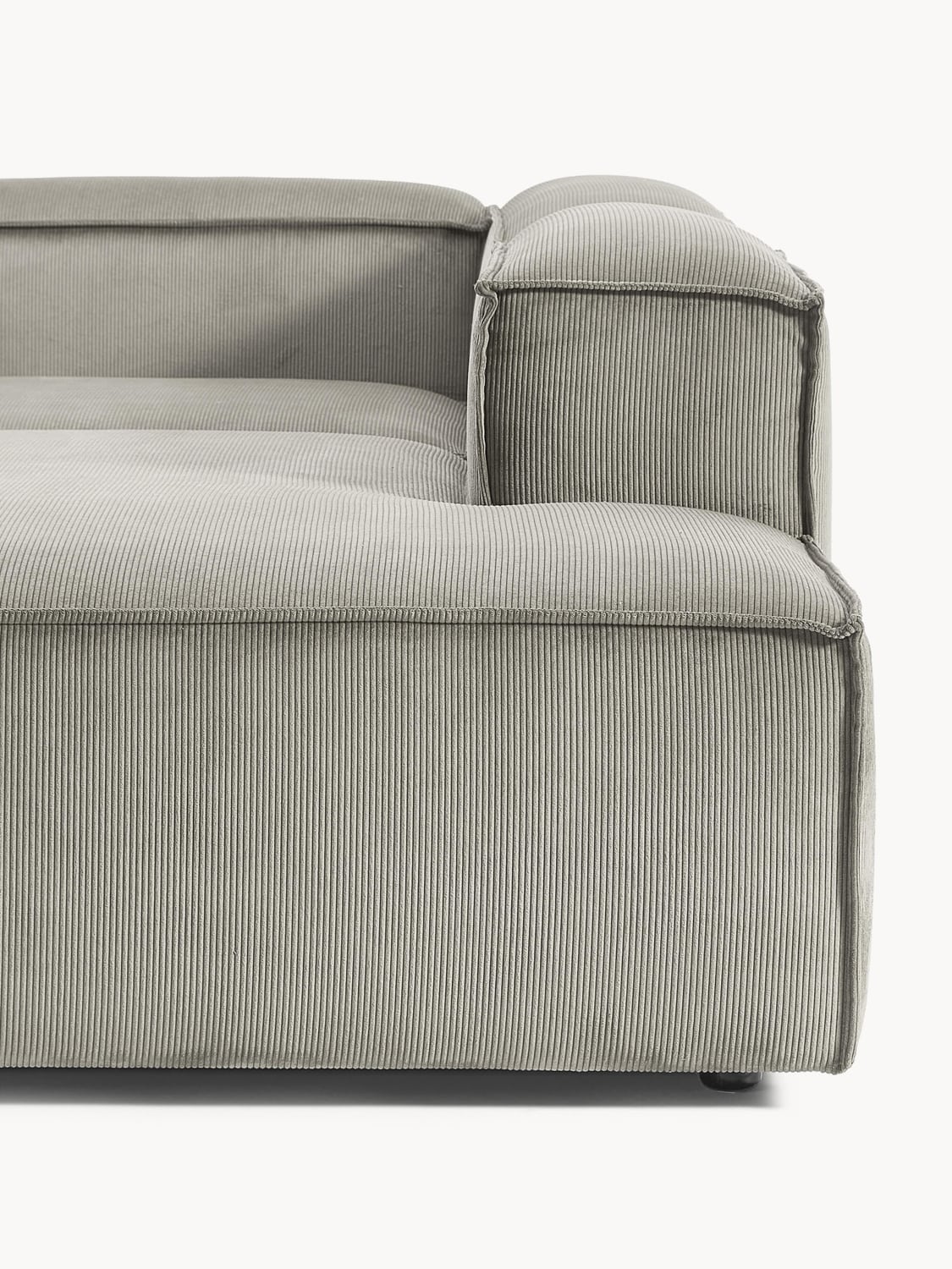 Tavordo Corduroy Modular Corner Sofa (4-seater)