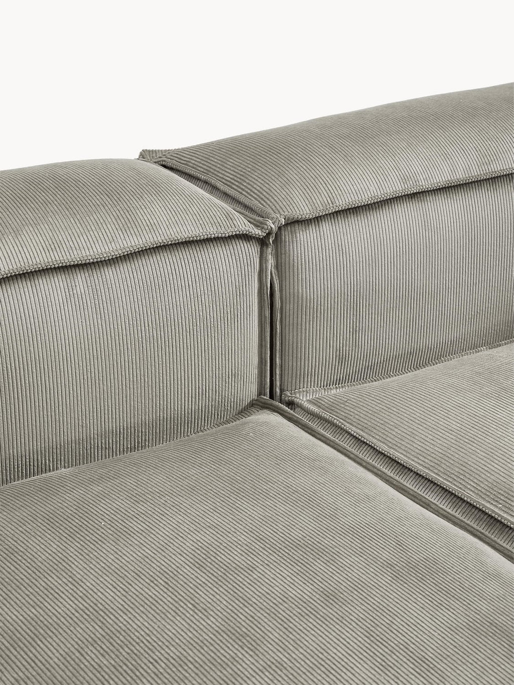 Tavordo Corduroy Modular Corner Sofa (4-seater)