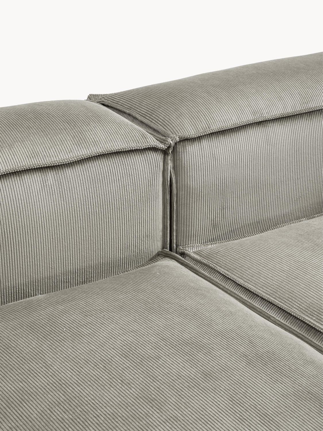 Tavordo Corduroy Modular Corner Sofa (4-seater)