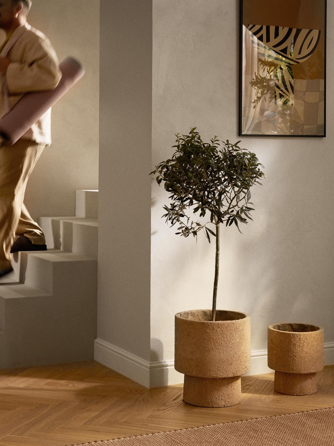 Schignano Planter, H 37 cm