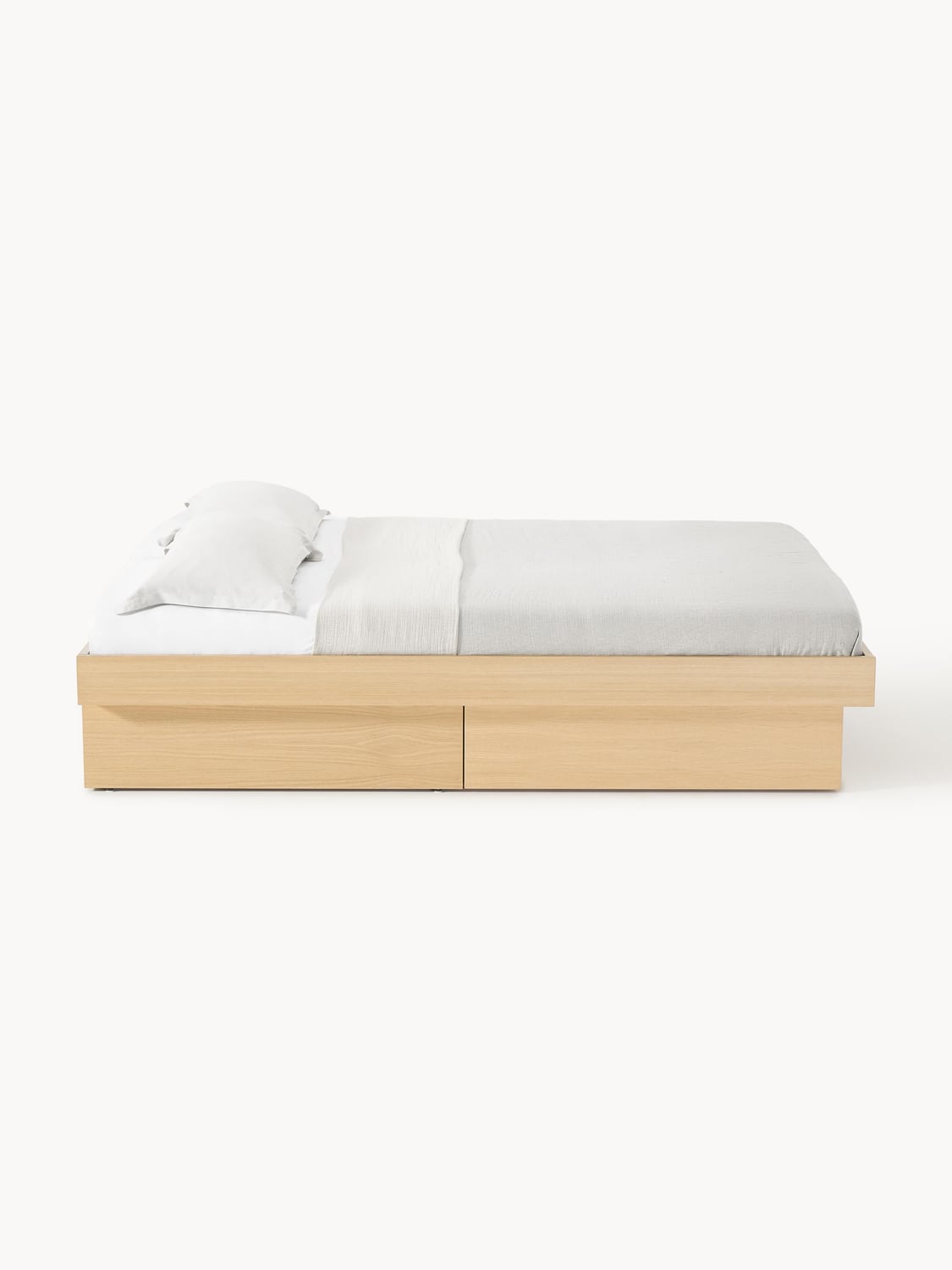 Eupilio Wooden Bed with Drawers