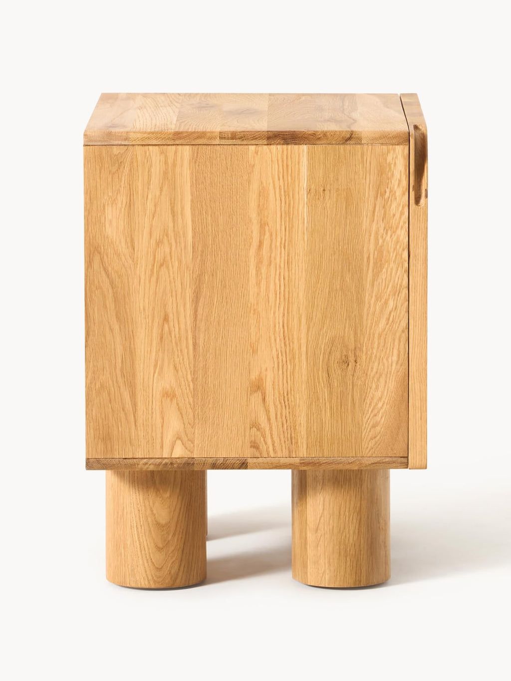 Griante Oak Wood Bedside Table