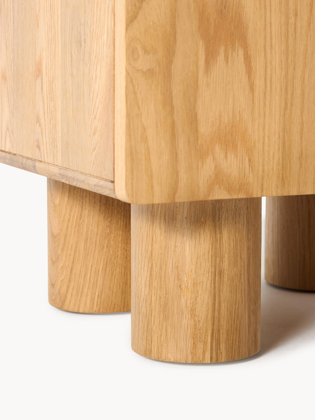 Griante Oak Wood Bedside Table