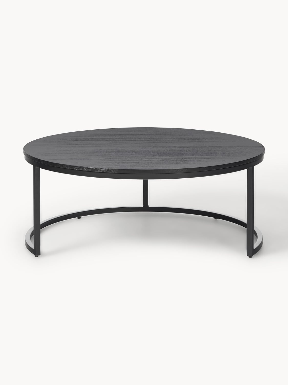 Blevio Round Mango Wood Coffee Tables (set of 2)
