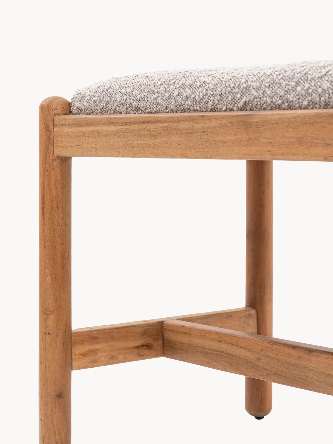Senna Upholstered Bouclé Bench