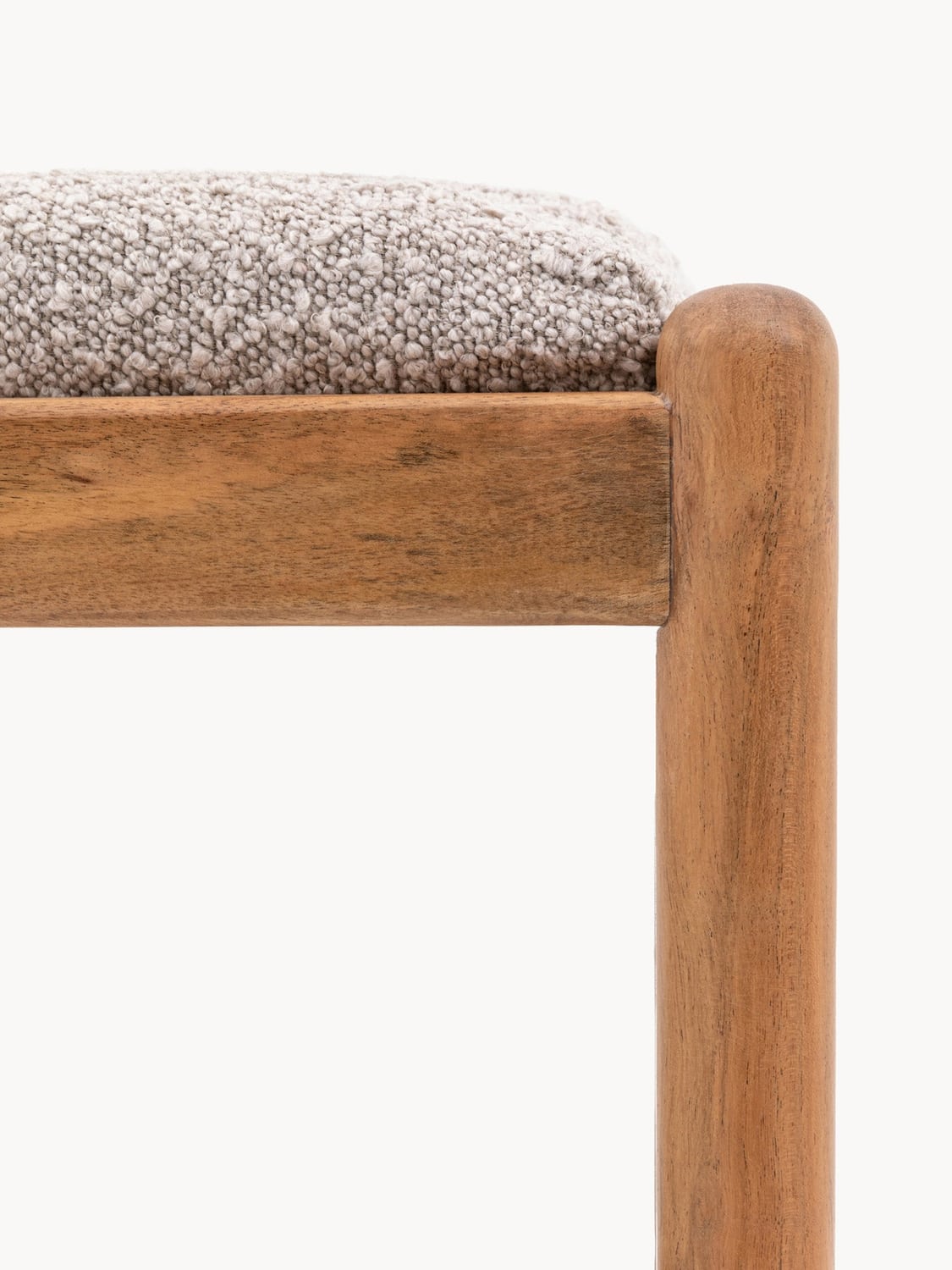 Senna Upholstered Bouclé Bench