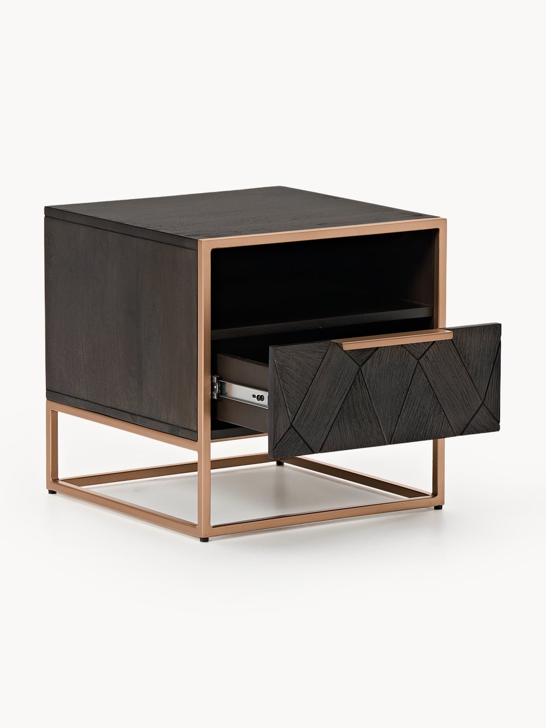 Brunate Mango Wood Bedside Table