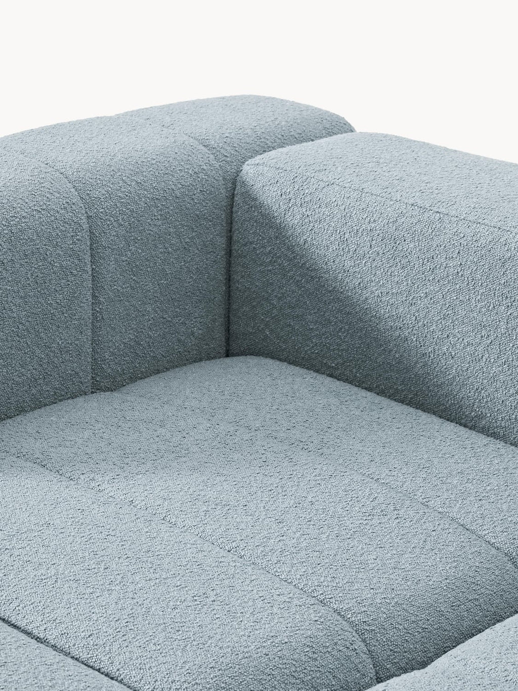 Cermenate Bouclé Modular Sofa (2-seater) with Ottoman (left/right)