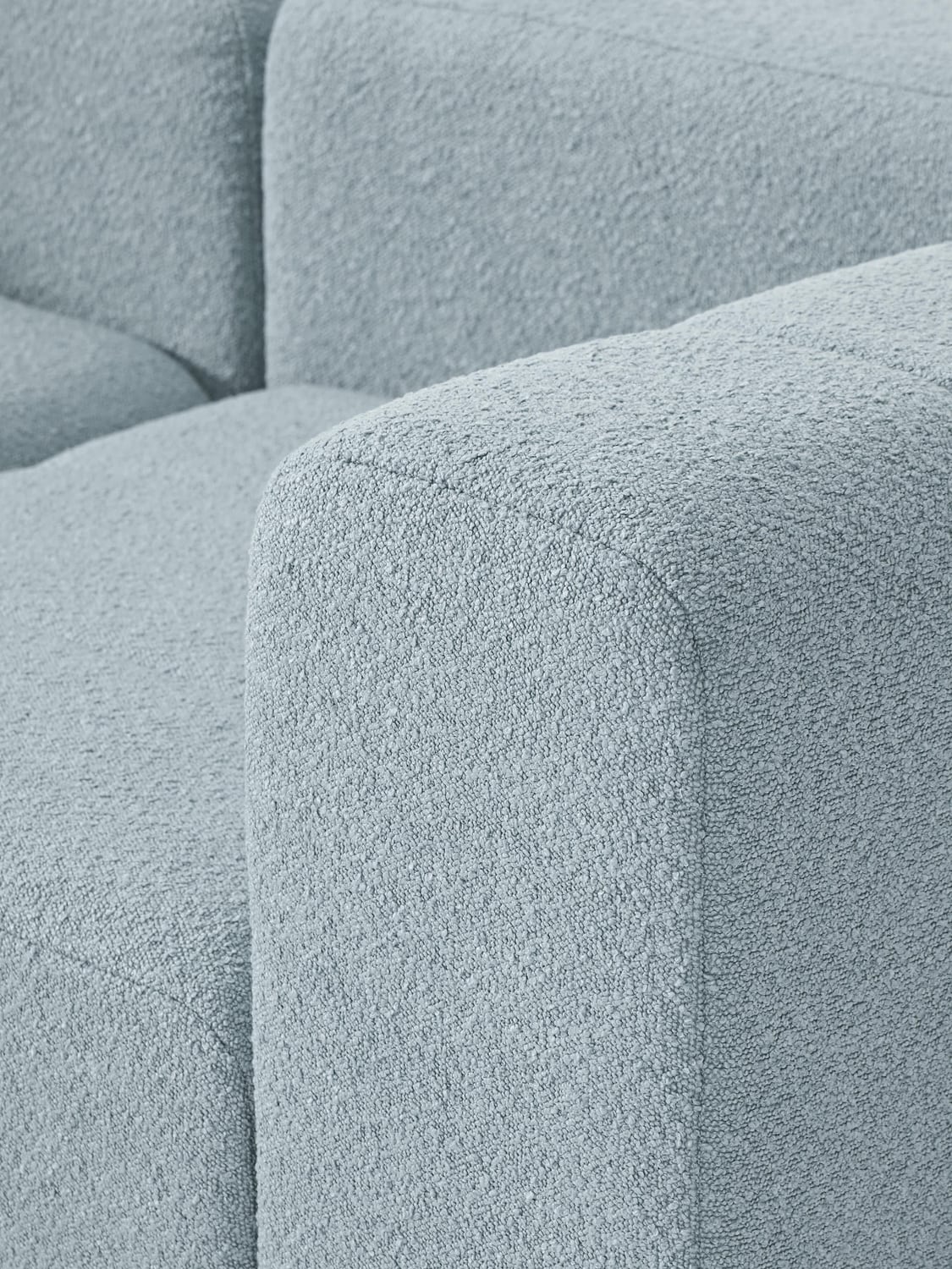 Cermenate Bouclé Modular Sofa (2-seater) with Ottoman (left/right)