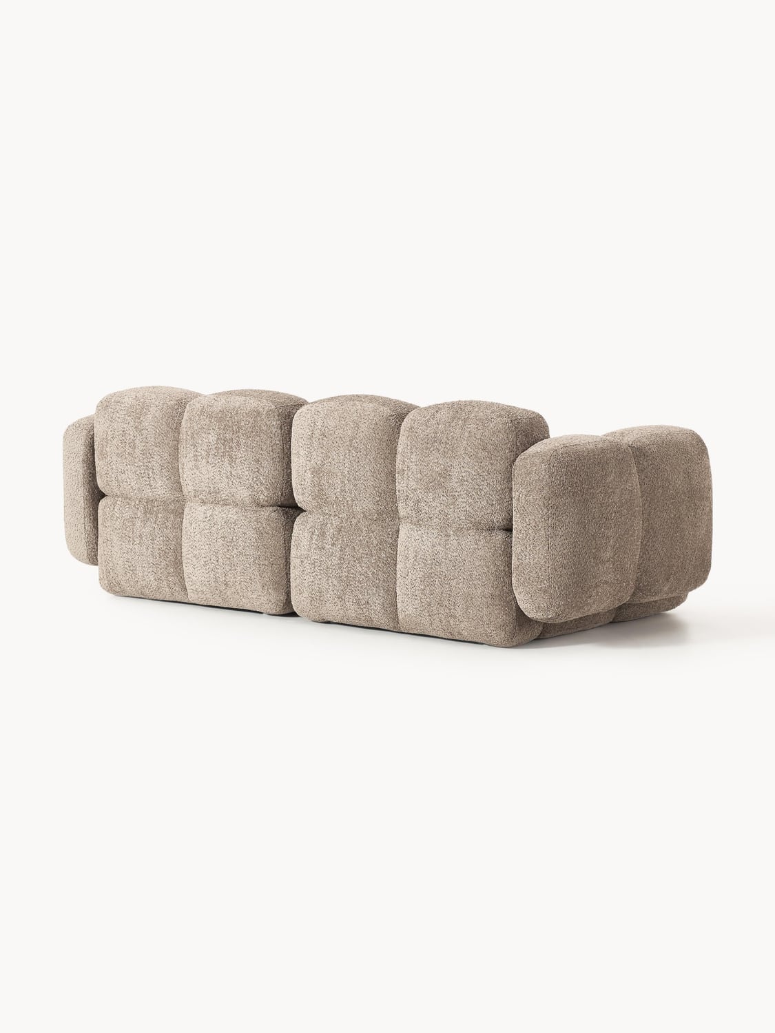 Valbrona Modular Teddy-Bouclé Sofa (3-seater)