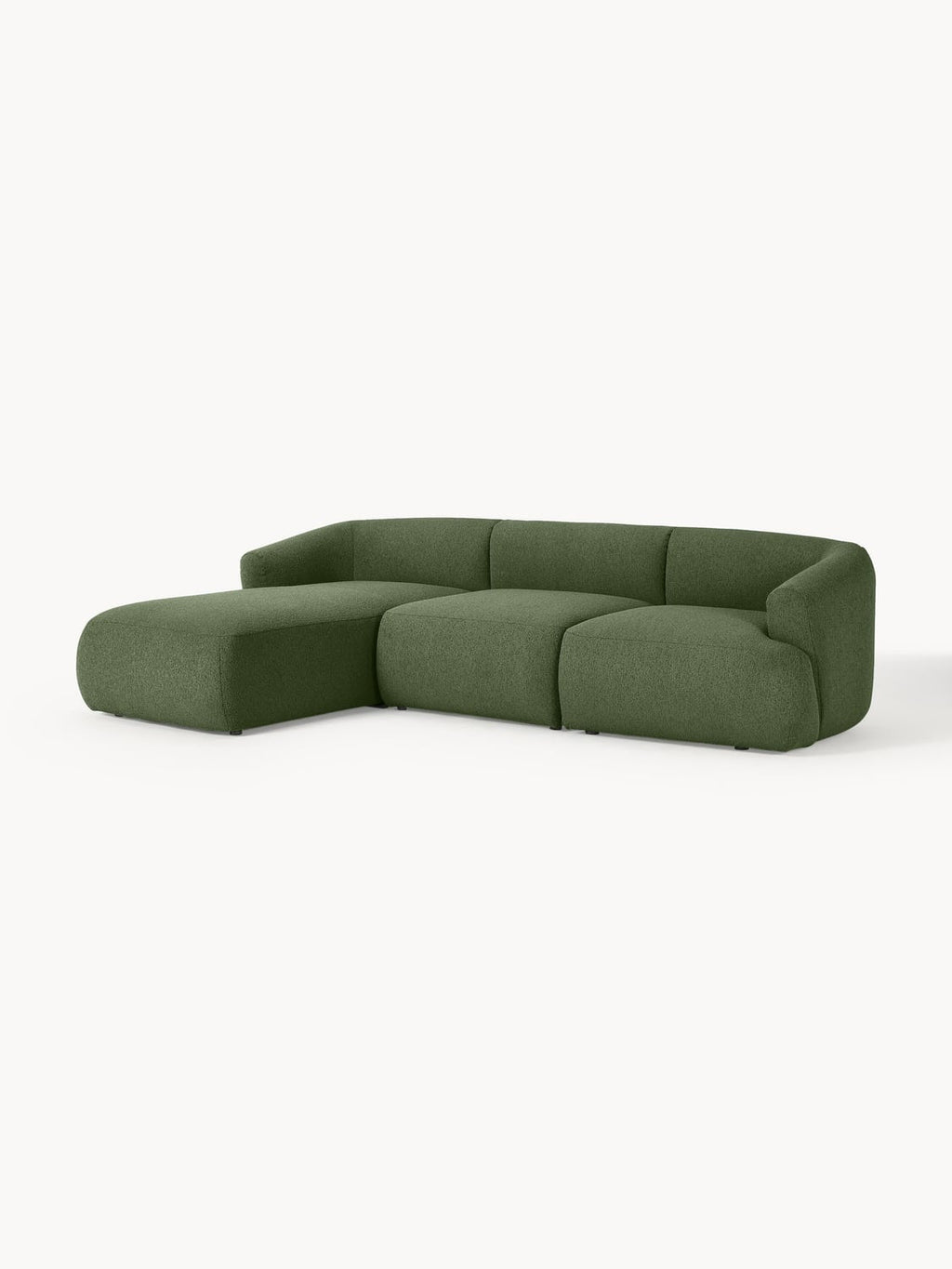 Lavena Modular Bouclé Corner Sofa (3-seater)