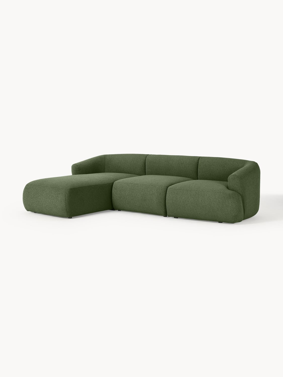 Lavena Modular Bouclé Corner Sofa (3-seater)