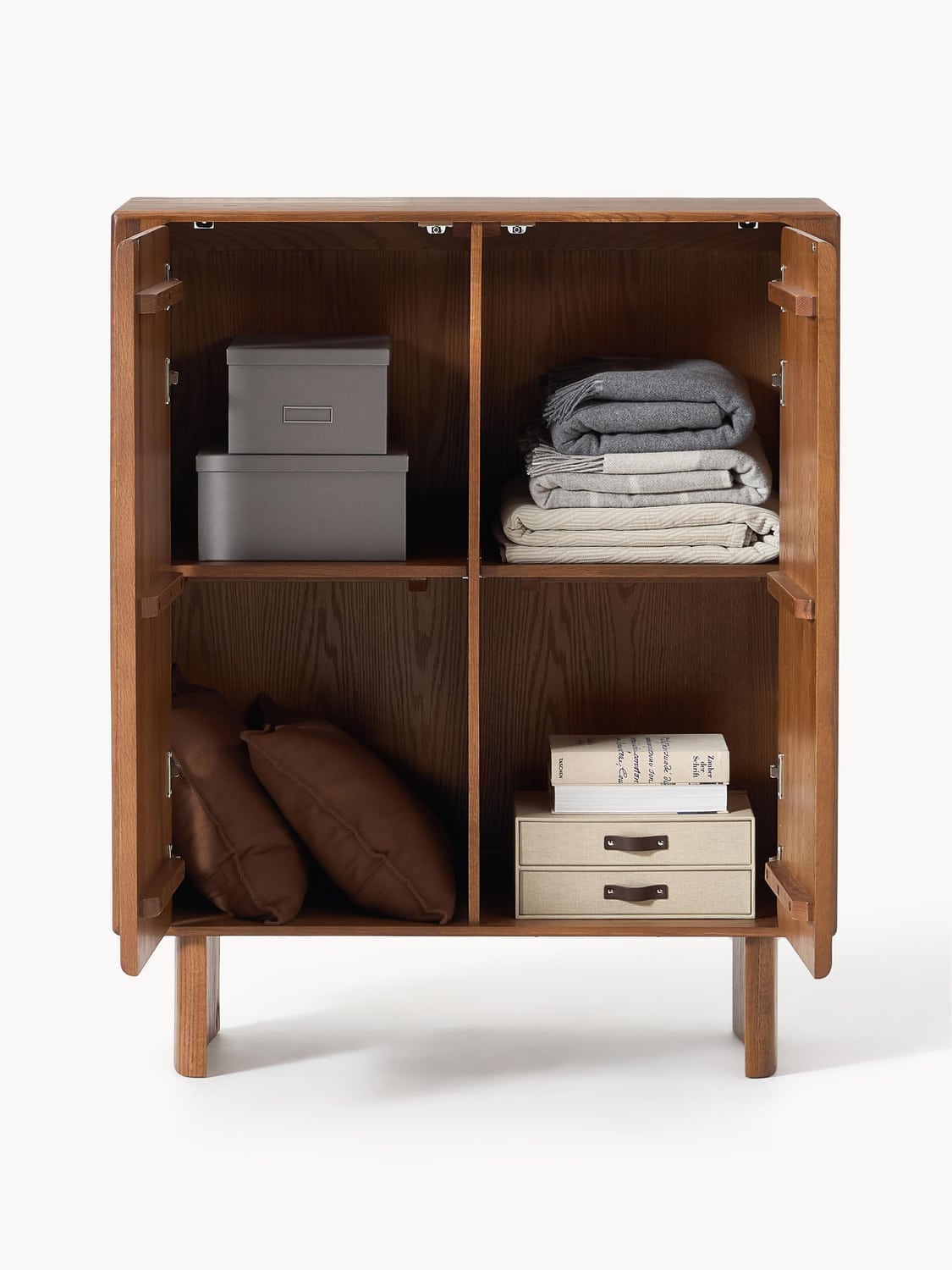 Rivolta Oak Wood Highboard