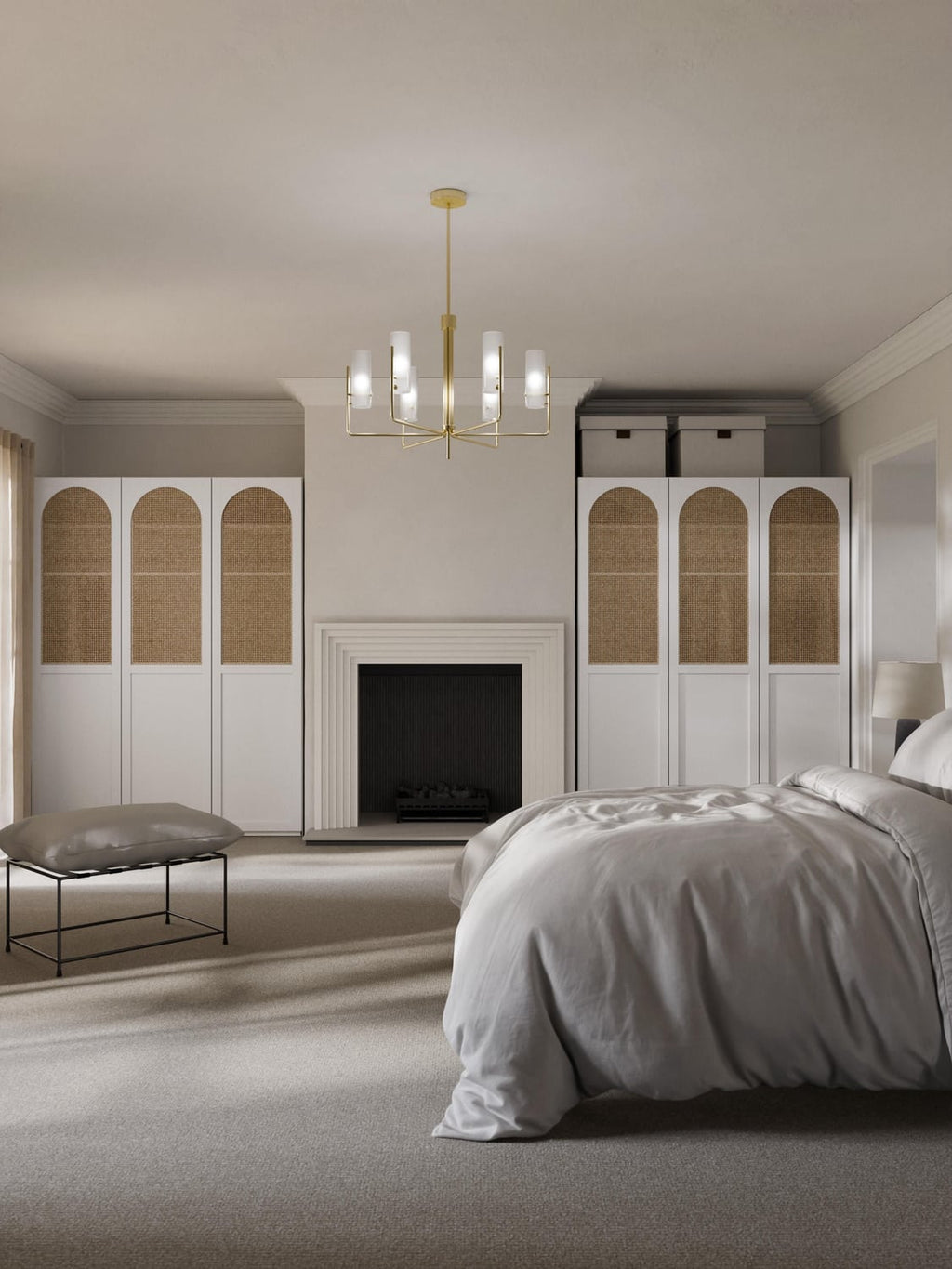 Schignano Modular Hinged Door Wardrobe Jeanne, 150 cm Wide — available in several sizes