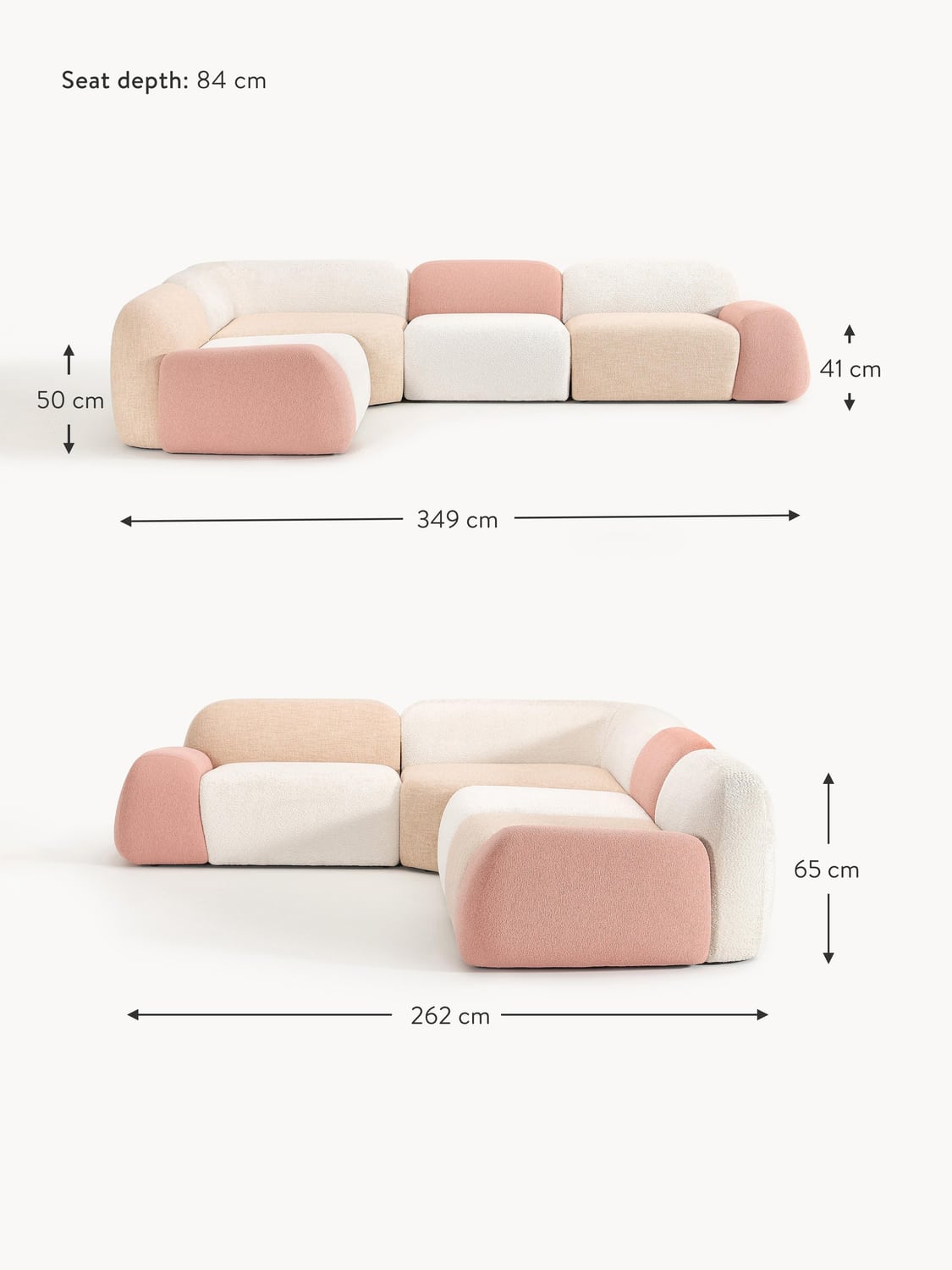 Bellara Modular Corner Sofa (4-seater), Fuorisalone Edition
