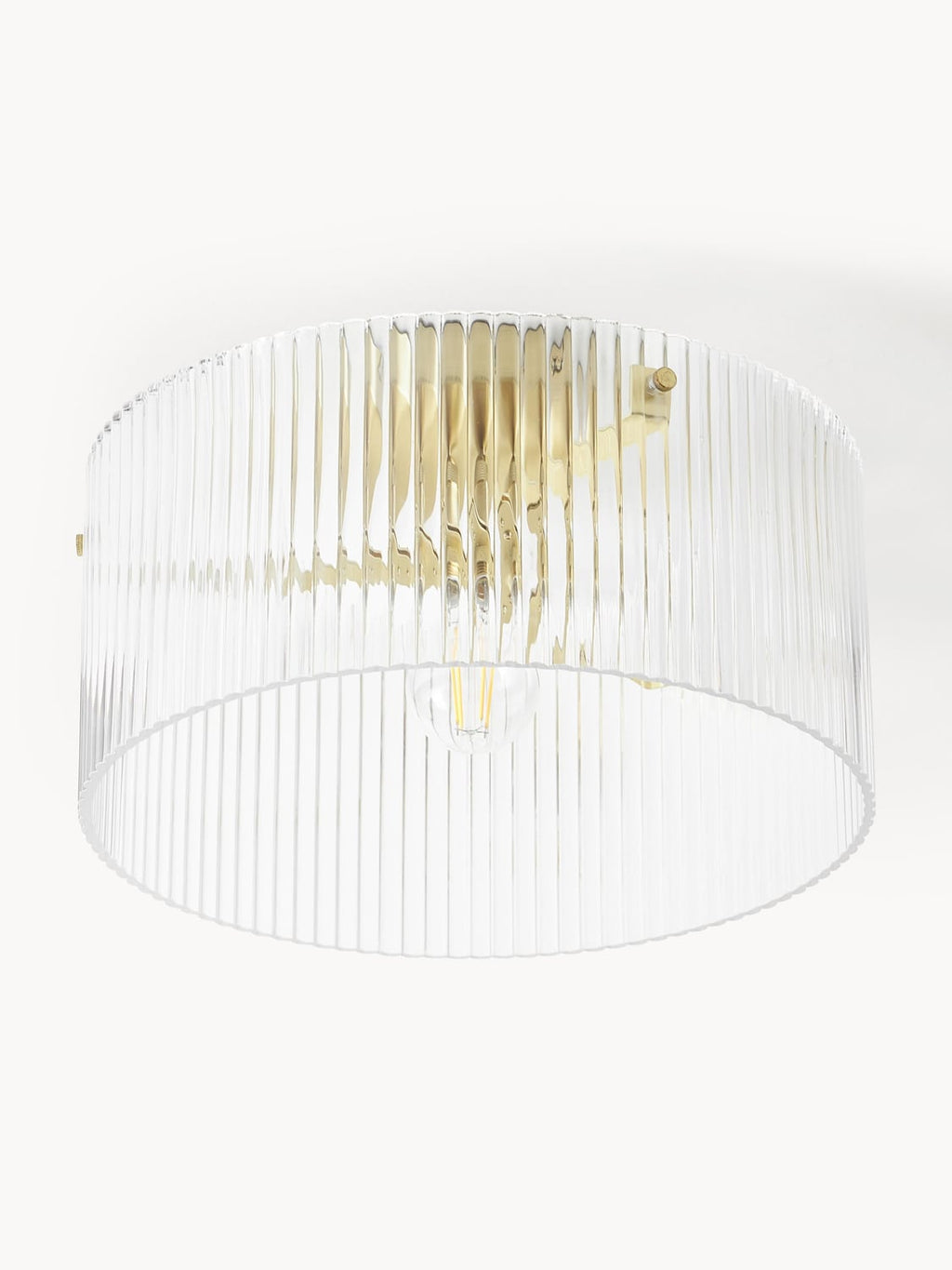Urbino Ribbed Glass Ceiling Lamp