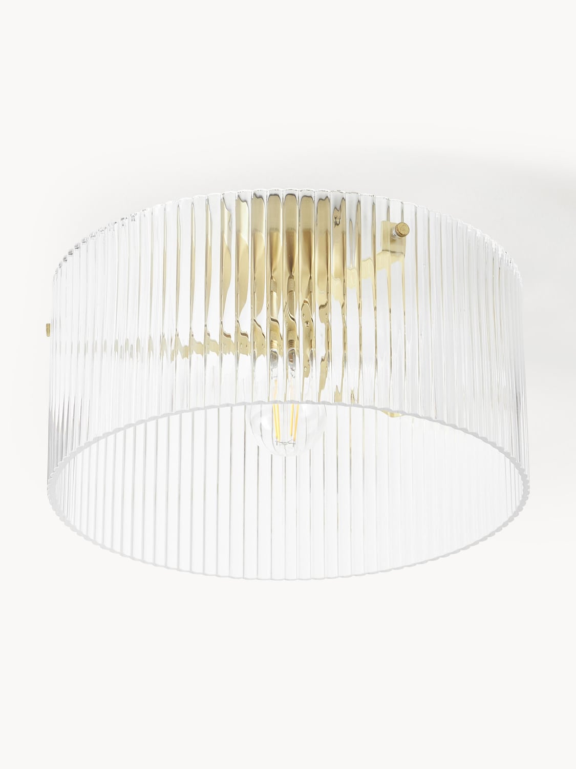 Urbino Ribbed Glass Ceiling Lamp