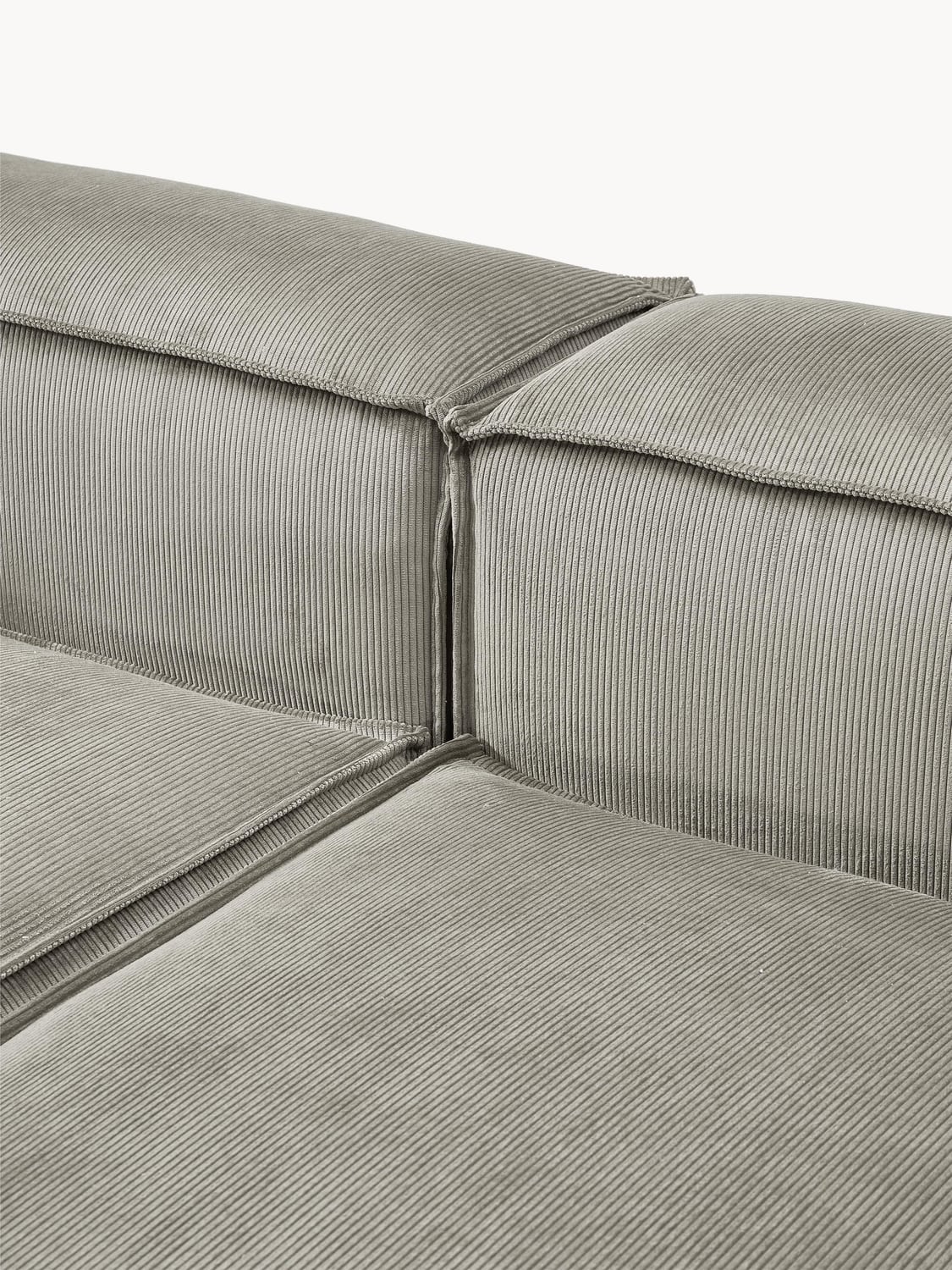 Tavordo Corduroy Modular Corner Sofa (3-seater)