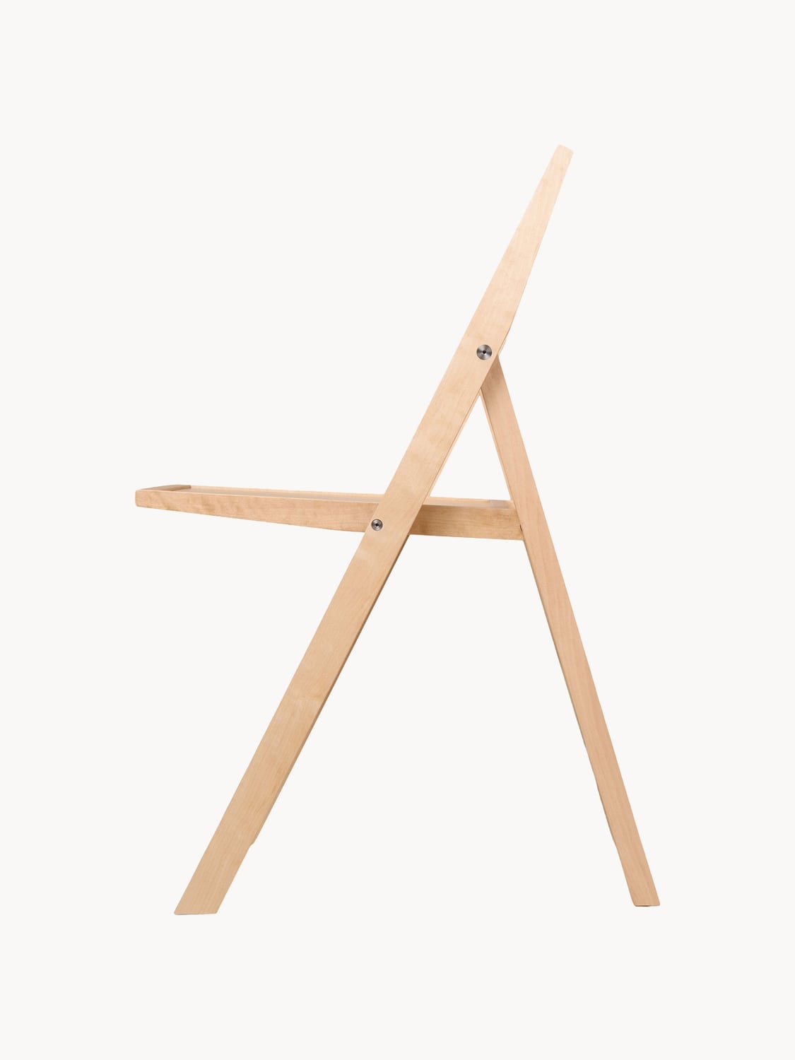 Inverigo Folding Birch Wood Dining Chair