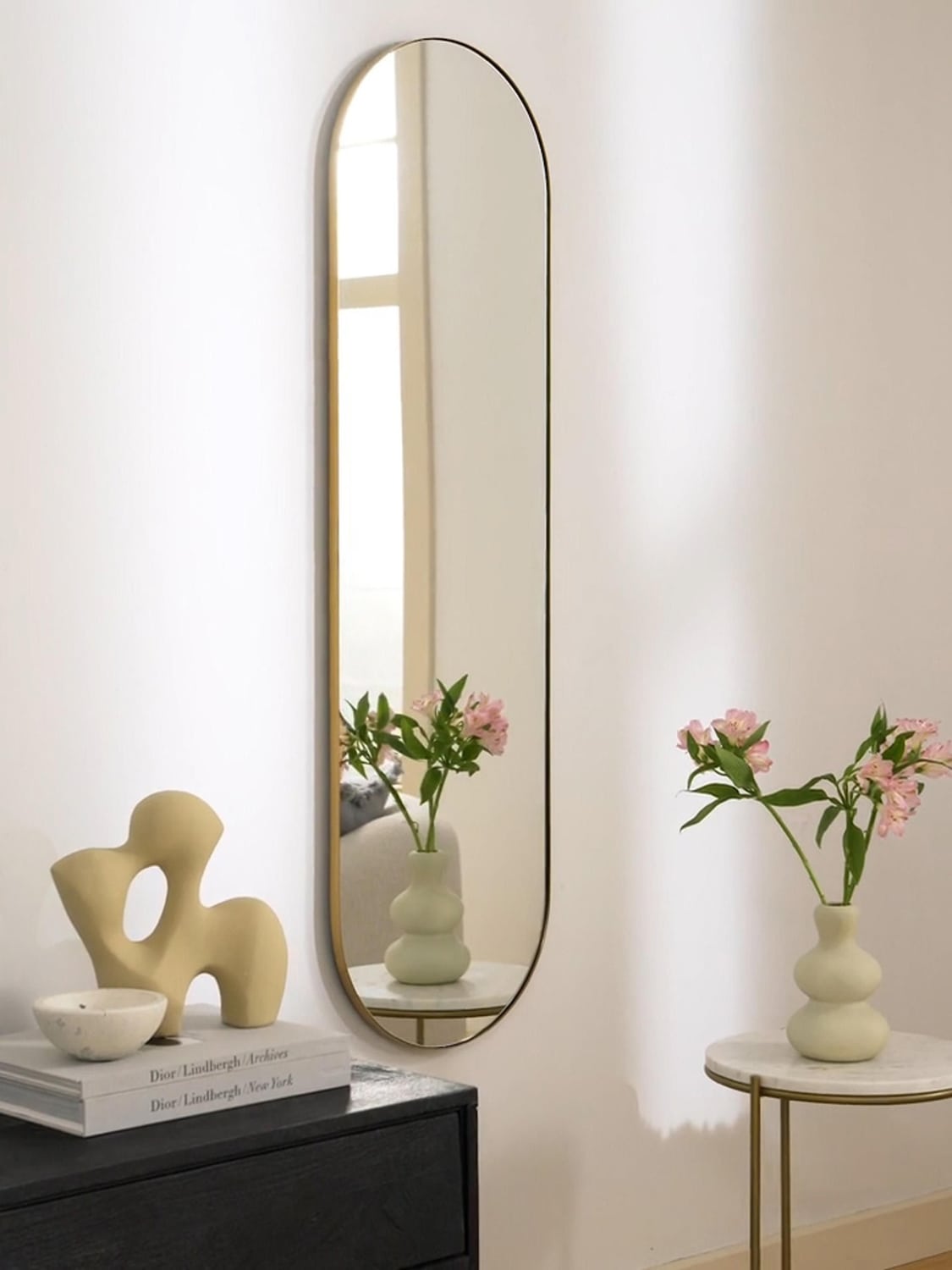 Moltrasio Oval Full-Length Wall Mirror
