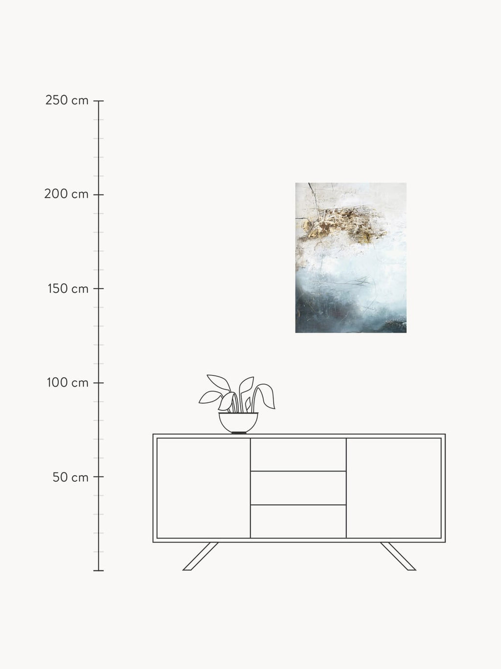 Colonno Hand-Painted Canvas Art