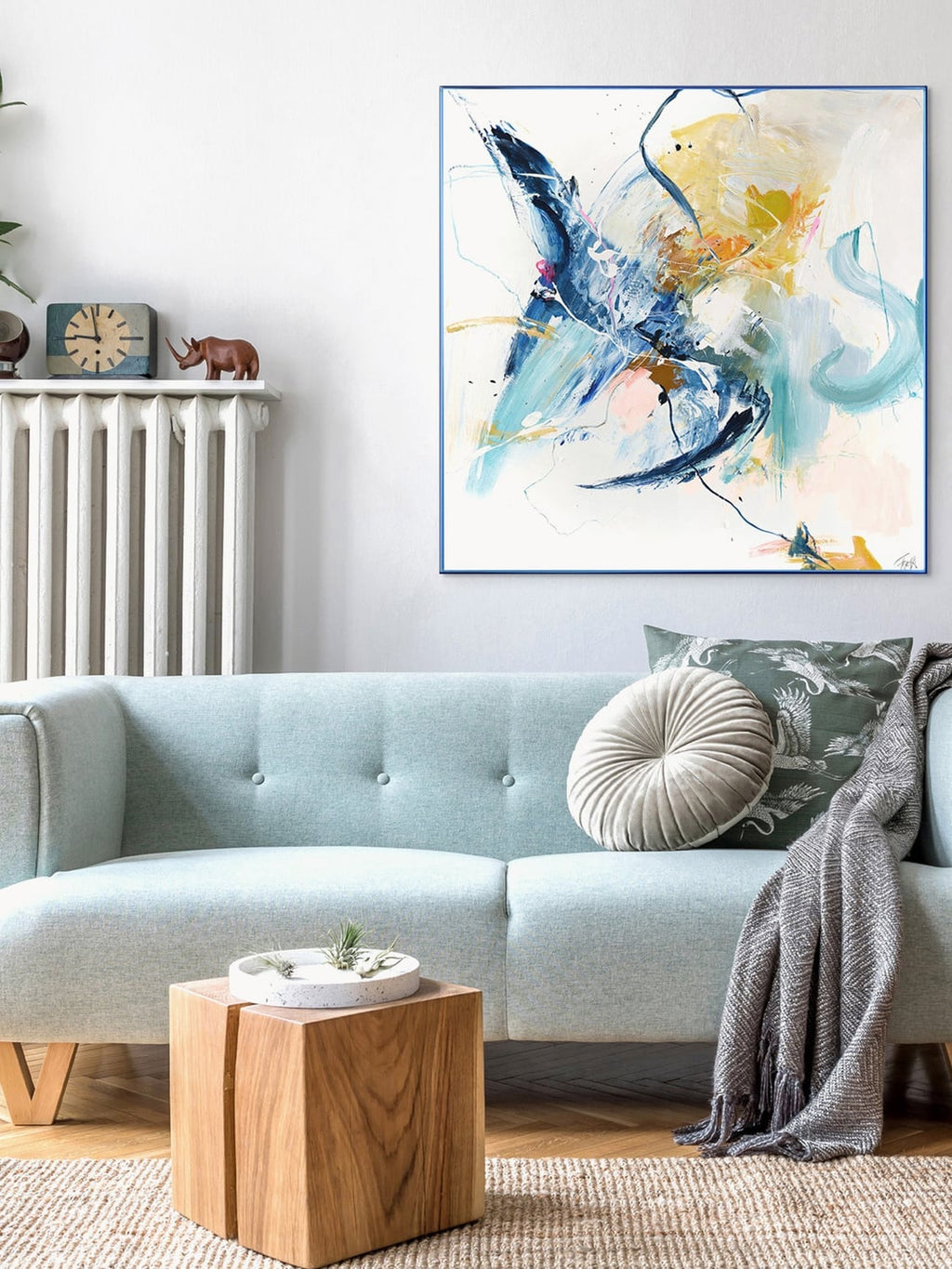 Falterra Hand-Embellished Canvas Print Confidential
