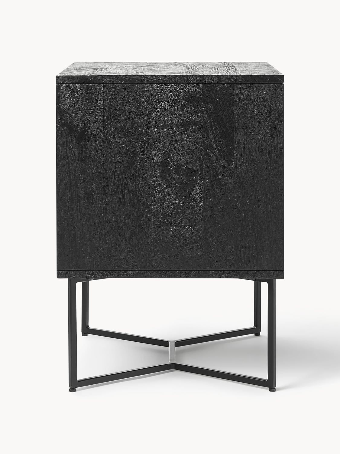 Bulgarograsso Mango Wood Bedside Table with Drawers